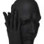 Sculpture décorative en pierre noire, ensemble de 3