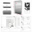 Hiuk 54 Pair Shoe Rack