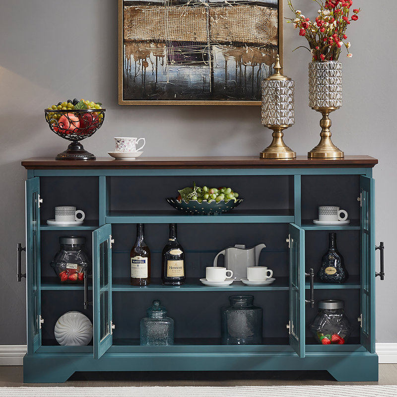 Buffet Table Sideboard With 4 Doors