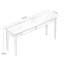 Bureau rectangulaire en bois massif brun clair avec 2 tiroirs-1098175757