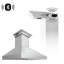 36" Crown Sound 700 CFM Ducted Wall Mount Range Hood in Stainless Steel with Wi-Fi-1457591454
