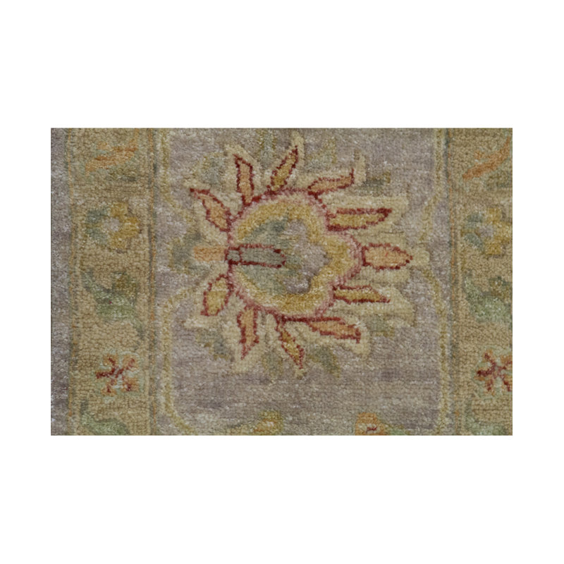 Tapis beige et beige noué à la main de haute qualité