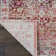 Tapis rouge / beige Lowndes