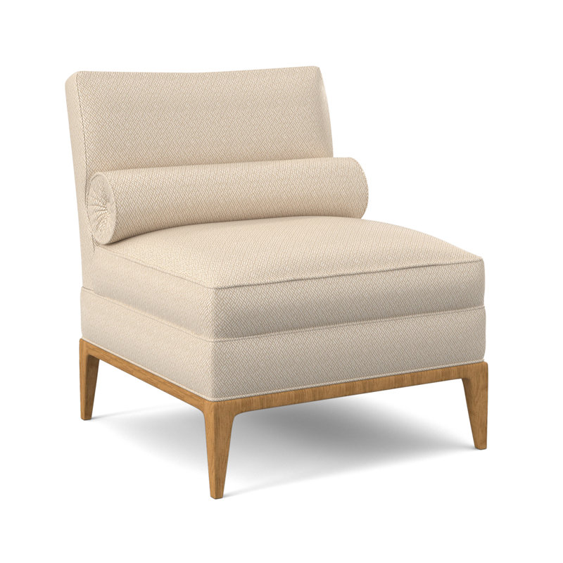Fiona Slipper Chair, Amber, Filigree Ivory