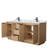 Maroni 72'' Double Bathroom Vanity with Marble Top-98287732-98287729