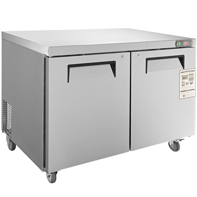 VEVOR 12.85 Cubic Feet Prep Refrigerator - 48''