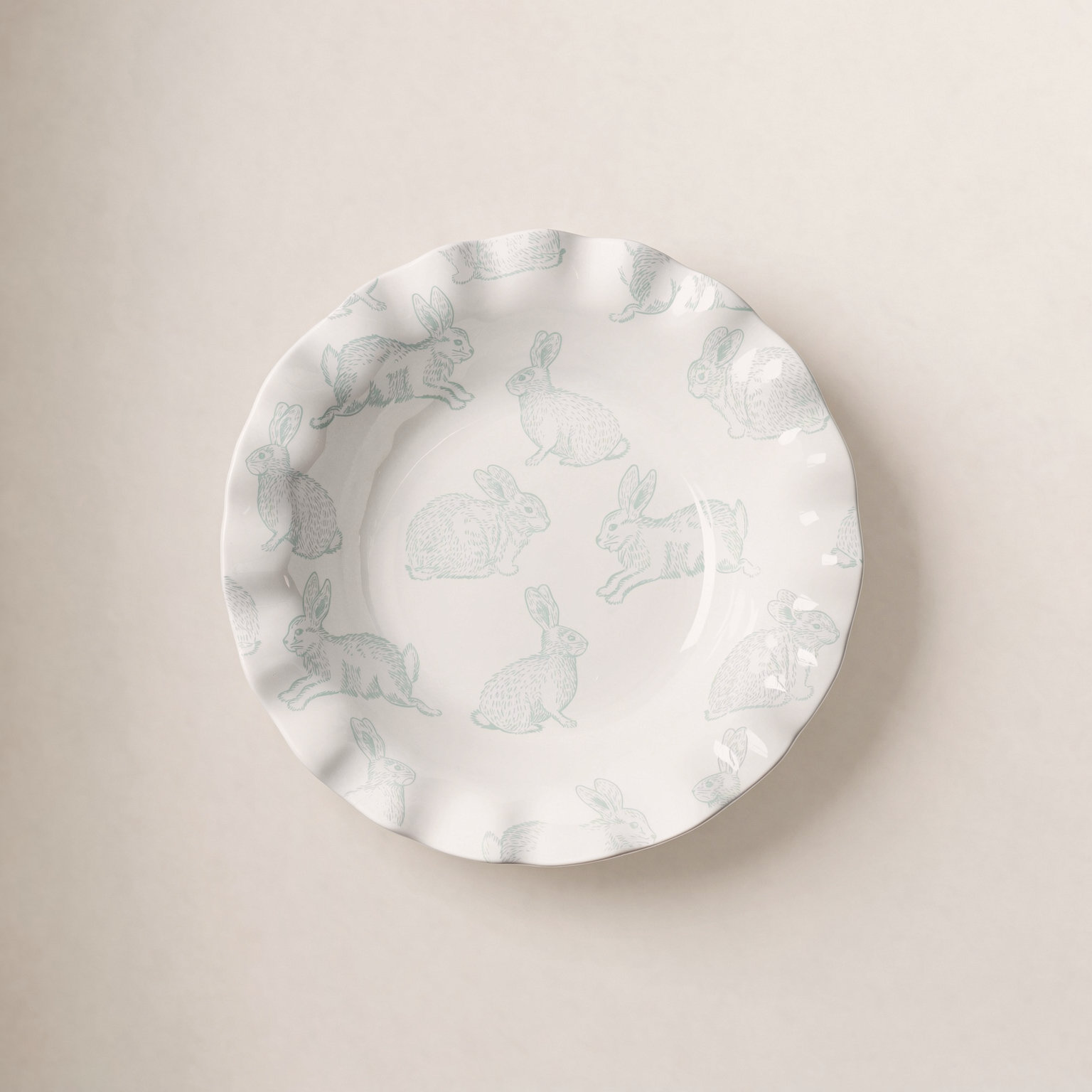 Easter Ceramic Serving Bowl