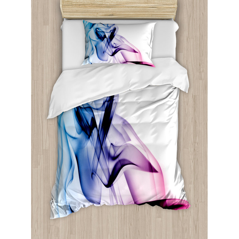  Ensemble de housse de couette 3 pièces moderne et contemporain, Housse de couette simple + 1 taie décorative stan