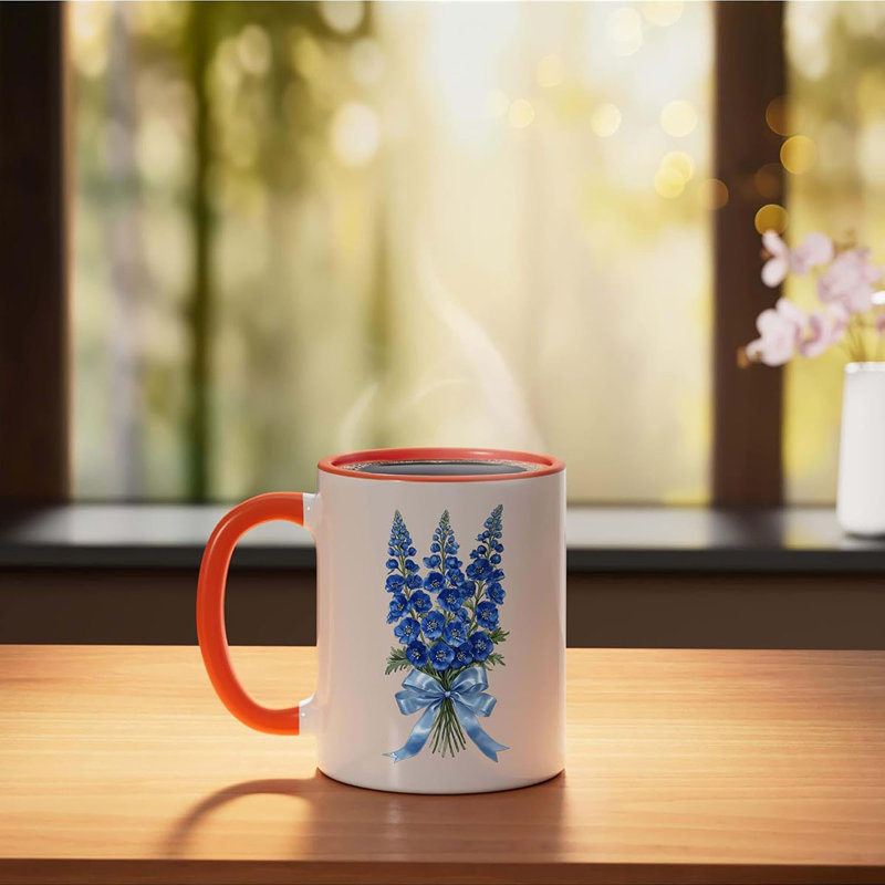 Ceramic Coffee Mug, Orange