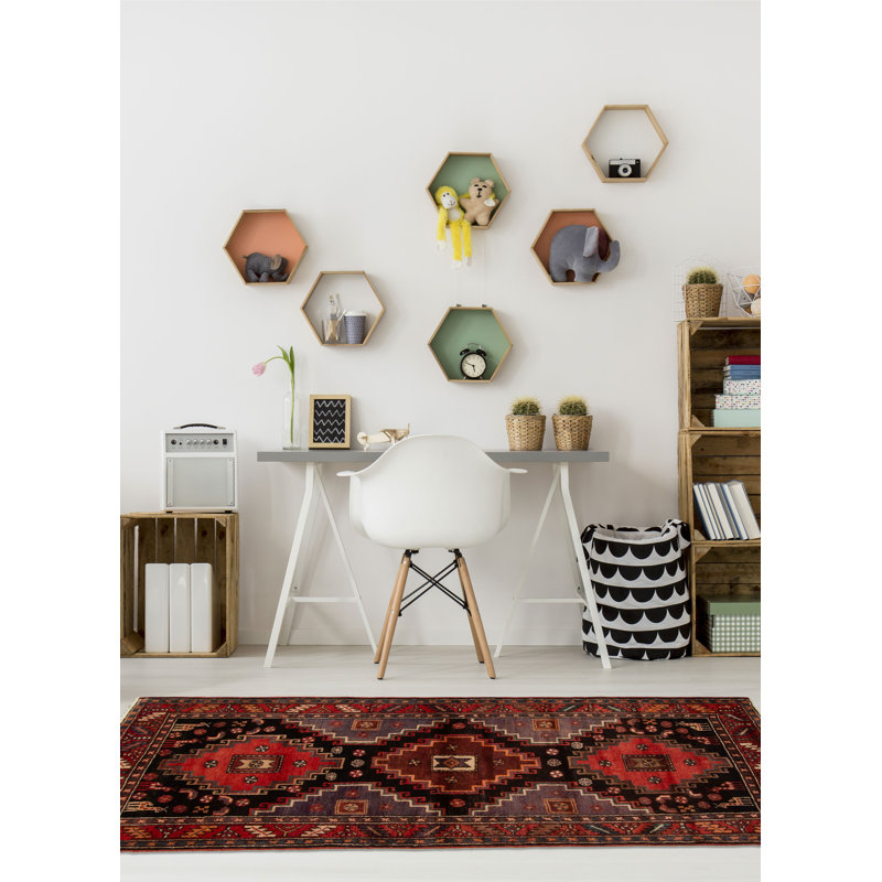 Tapis noir Clarkson 3 pi 7 po x 6 pi 8 po
