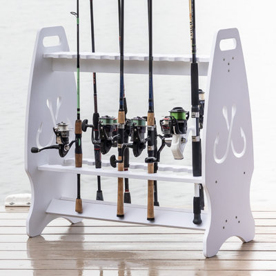 Marlin Fishing Rod Storage Stand | Holds up to 24 Rods