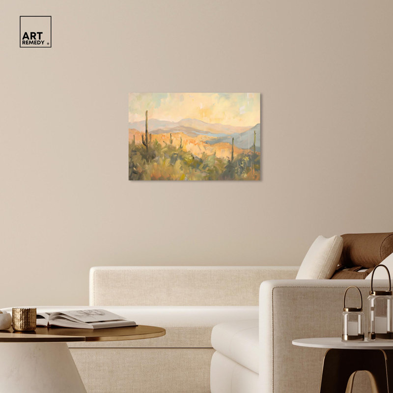 «Arizona Fields», toile classique par Art Remedy, Toile tendue, H 24 po x l 36 po