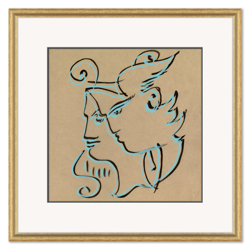 «Apollo, Mercury, Zeus, Hera & Zeus» par David Phoenix - impression encadrée sur papier