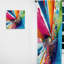 Riverelle - 1 coloris d'inspiration Tie Dye coloré - Rideau moderne - Velours obscurcissant - 1 panneau-85420618