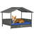 Lininger Wicker Dog House-10232669-10232664