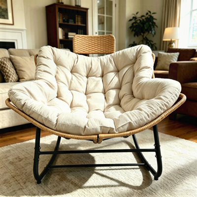 Fauteuil à bascule Papasan