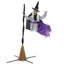 Life-Size Animated Flying Witch Halloween Decoration for Indoor & Outdoor Use