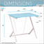 Bureau de jeu Techni Mobile pour enfants avec surface brillante stratifiée et structure en Y durable, idéal pour les espaces compacts