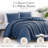 Bali Collection Clipped Jacquard Microfiber Duvet Cover Set-68026130-68026127