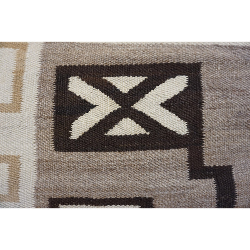 Hand Knotted Wool Geometric Area Rug