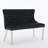 45.6”Velvet Upholstered 2-Seat Armless Loveseat-55121969-50376763