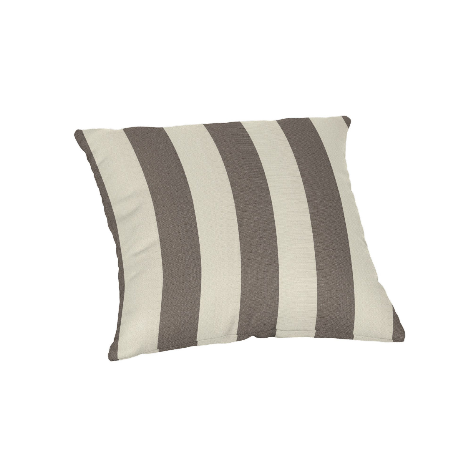  Outdoor Square Pillow Cover & Insert, 20"H x 20"W, Maxim Cocoa Sunbrella®