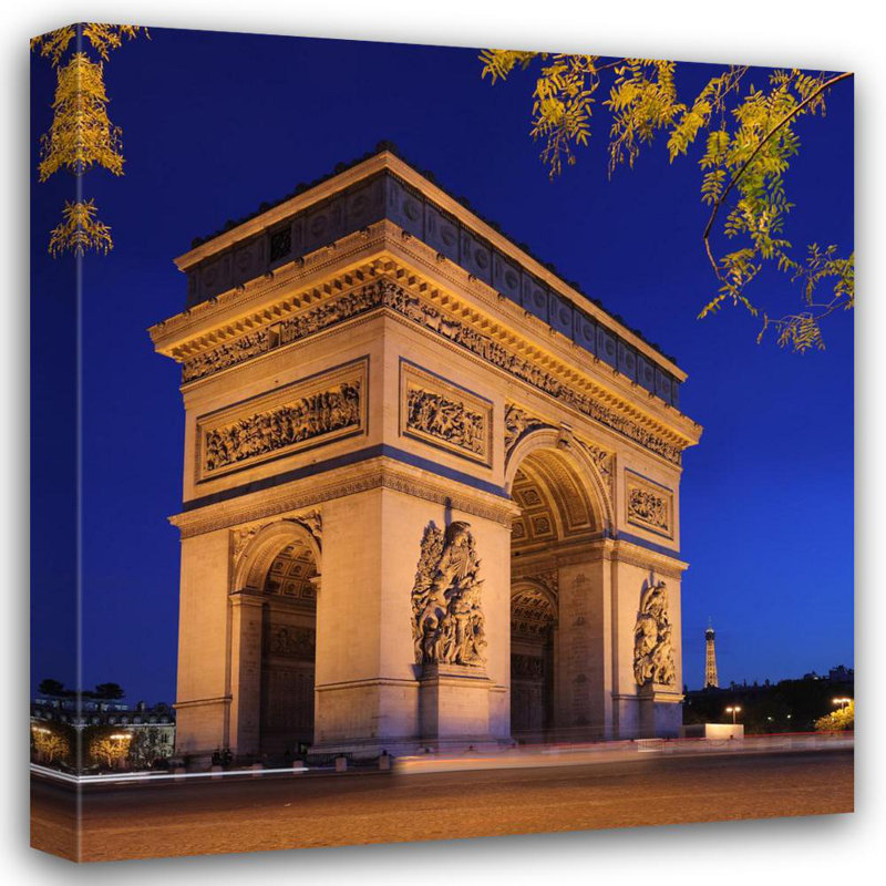 Arc de Triomphe, Paris, H 39 po x l 36 po