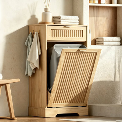 Armoire à ordures inclinable 13 gallons avec désodorisant