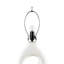Lampe de table en céramique blanche voir ci-dessous
