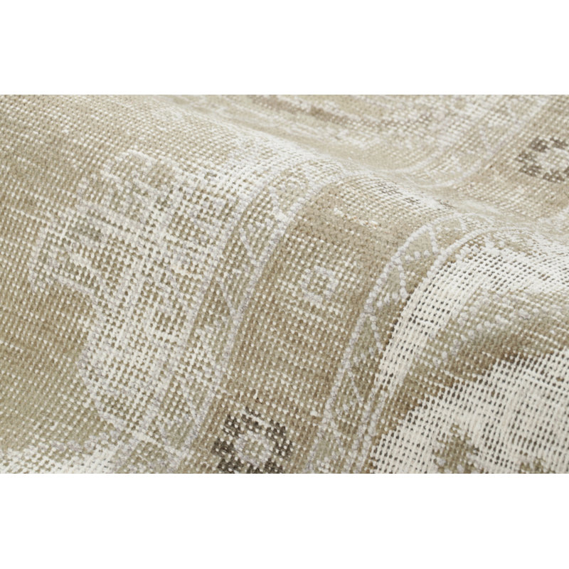 Rug & Kilim’S -Inspired Rug In Rich Green With Gold Floral Motifs