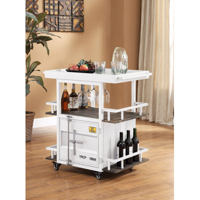 Chariot-bar rectangulaire avec compartiments Cargo