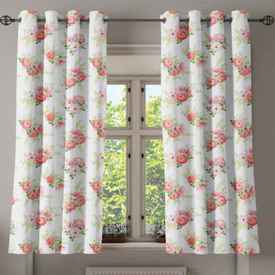 Sateen Blackout Curtains / Drapes Pair