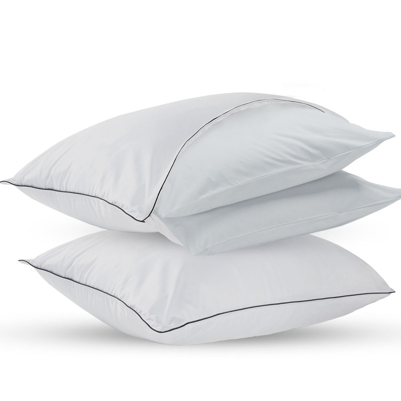 Cheer Hollow Fiber Medium Pillow, Standard Pillow: 20" x 26"