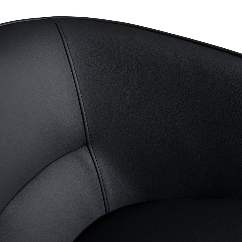 Fauteuil en métal gris Tanno