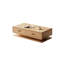 Table basse en bois avec tiroirs double-face