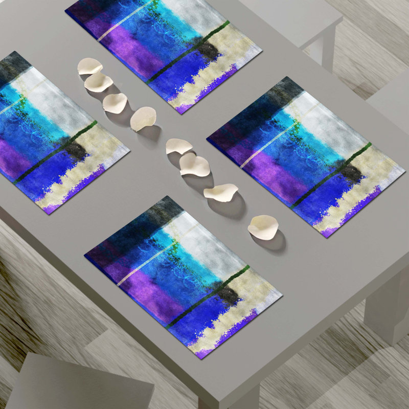 Napperon abstrait en polyester