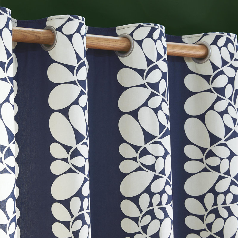 Sycamore Stripe Curtain, 117cm Width x 183cm Drop