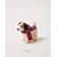 Felted Festive Pup Ornament - Spot