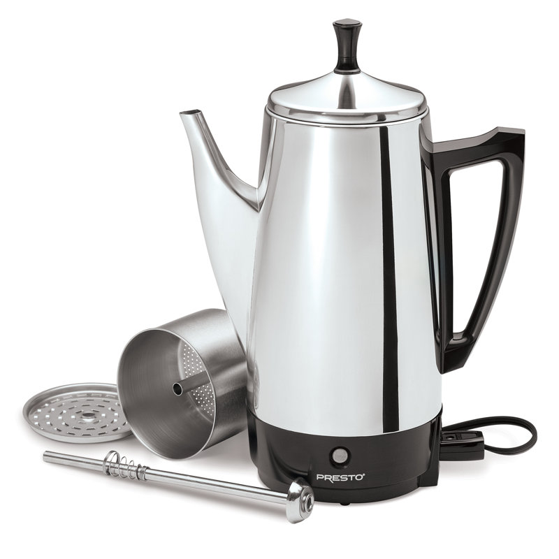 Presto 12 cups Silver Percolator, 12 Cups