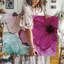 «Canvas A Vibrant and Soft Aquarelle Composition» affiche de grands pétales de fleurs superposées en magenta foncé et sur toile-1944215136