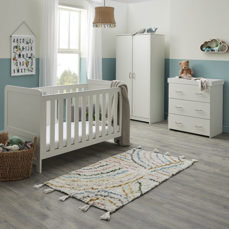 Caro 3 Piece Room Set, White Wash