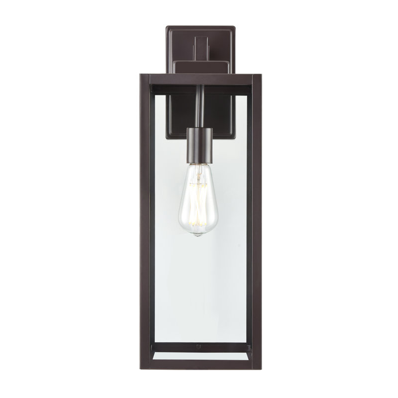 Robert 21" Tall Outdoor Wall Sconce, Bronze