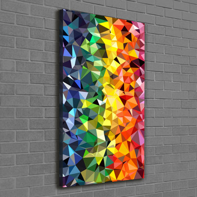 Geometric Background - Wrapped Canvas Print