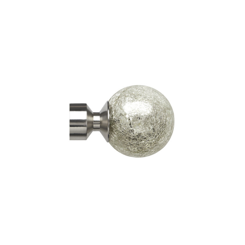 Violetta 21.59cm Finial, Satin Silver