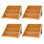 Iacovelli 4 Tier Wooden Tabletop Display Stand Retail Display Rack