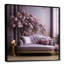 Canapé lilas orné d'accents dorés II - lilas, art mural pour le salon-946497968-903499306