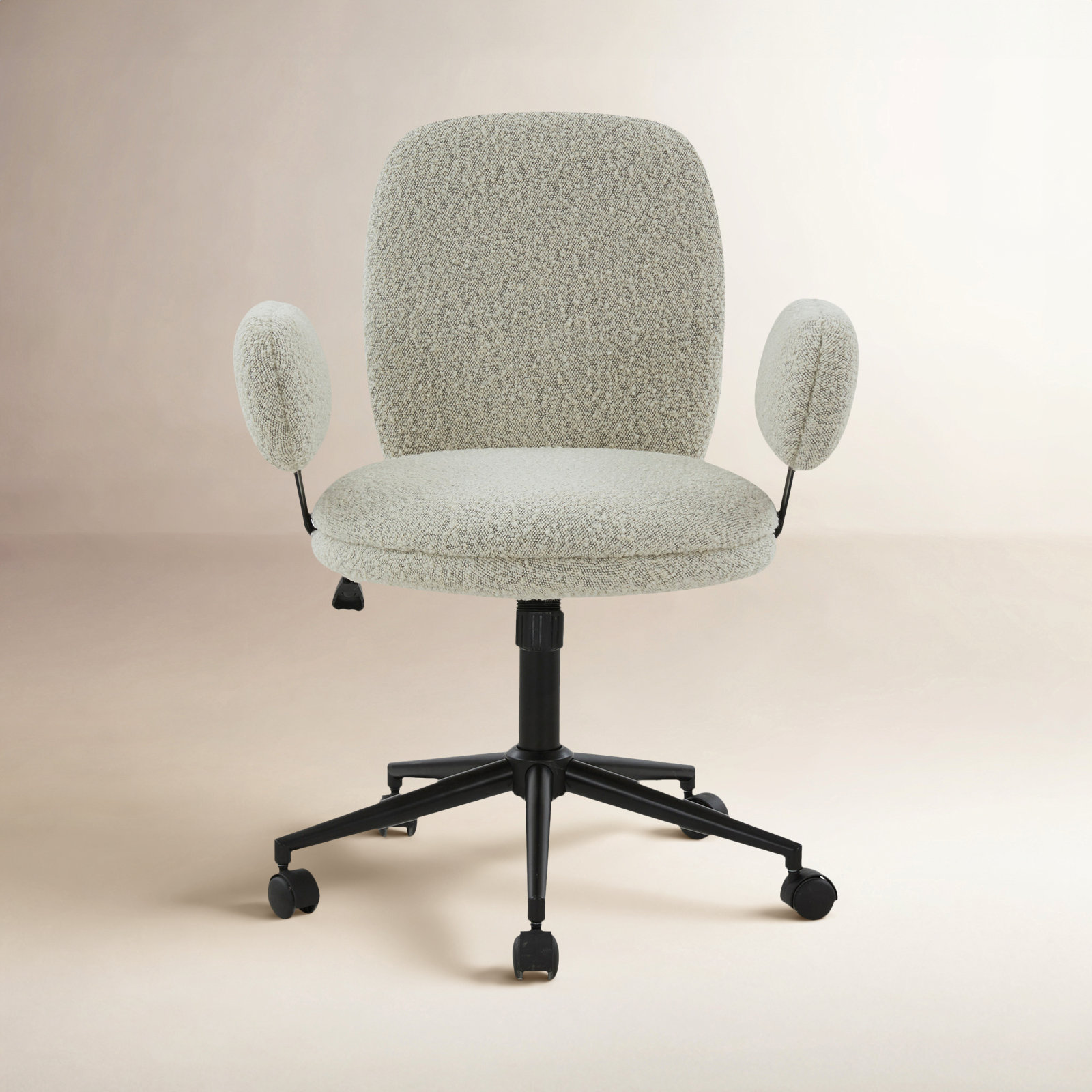 Arwen Adjustable Office Chair, Light Gray
