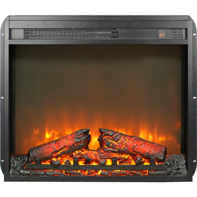 Rebrilliant Black Electric Fireplace Insert