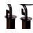 Yard Butler Free Standing Steel Swivel Hose Reel with Patio Base