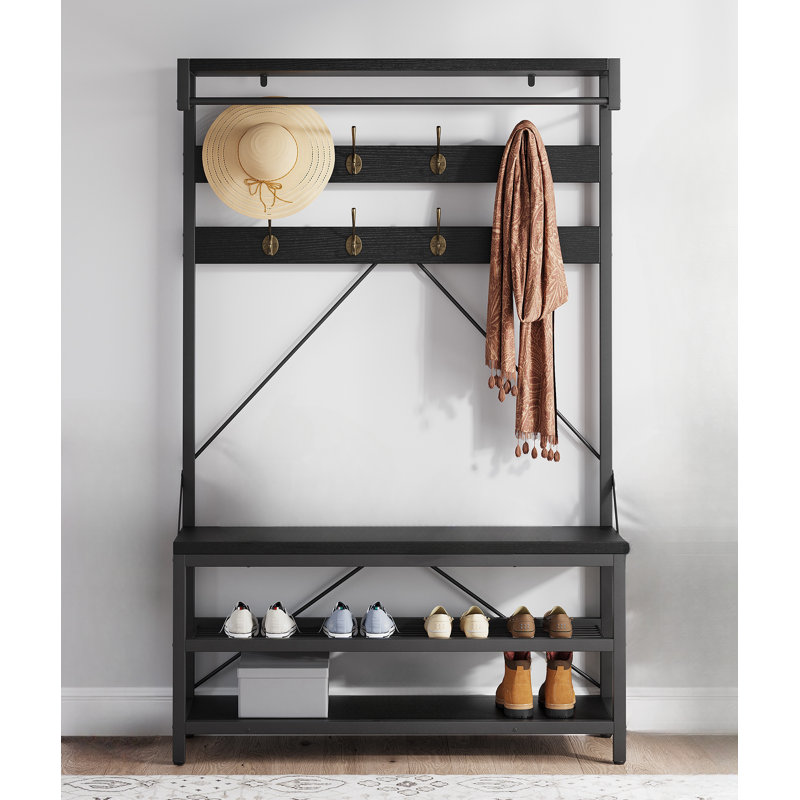 Hall Tree 101.6cm Wide, Black
